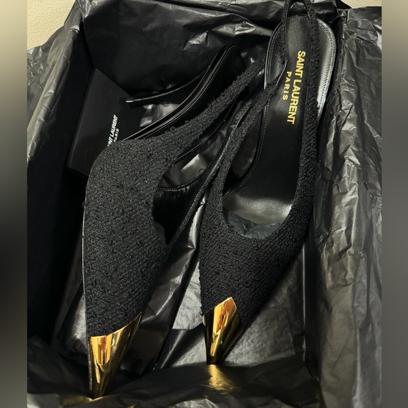 YSL tweed heels - Picture 2 of 2